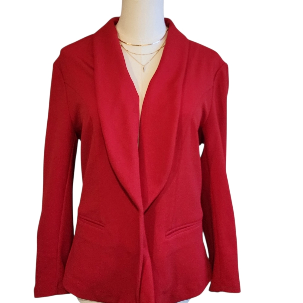 Bar III Vibrant Red‎ Women's Blazer